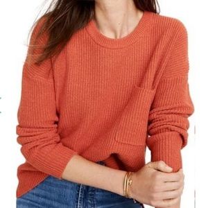 MADEWELL Thompson Pocket Pullover in Oatmeal